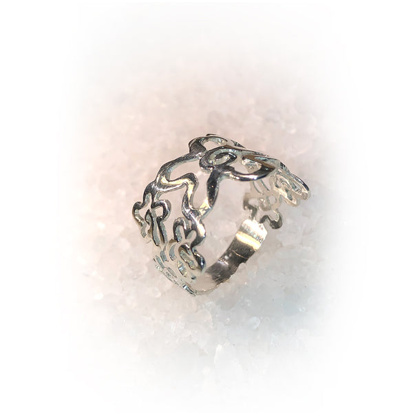 Anillo FLORES-Plata