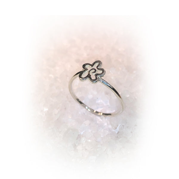 Anillo MINI FLOR-Plata