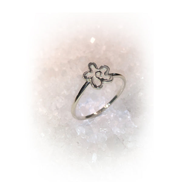 Anillo MINI FLOR-Plata