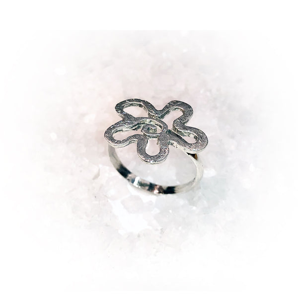 Anillo FLOR-Plata