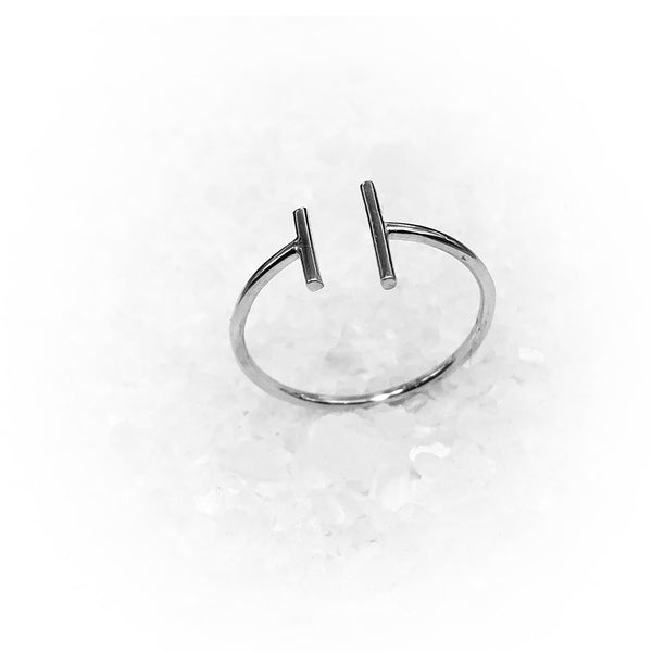 Anillo PARALLEL-Plata