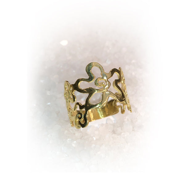 Anillo FLORES-Oro