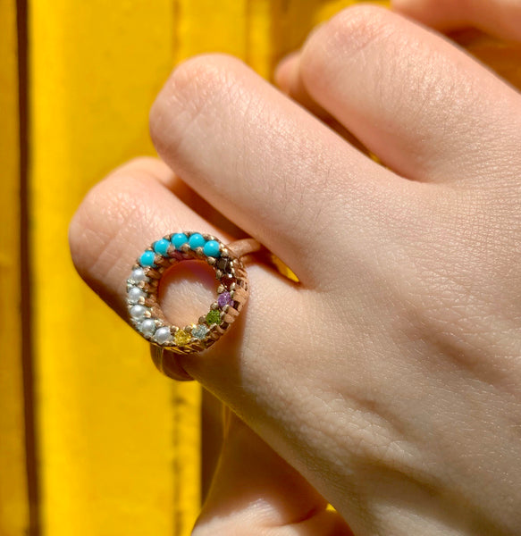 Anillo LAGO COLORS-Oro