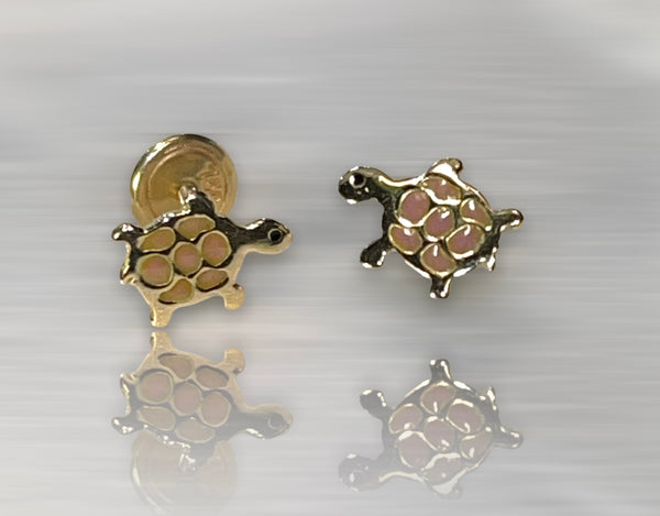 Pendientes de Niña Tortuga ORO