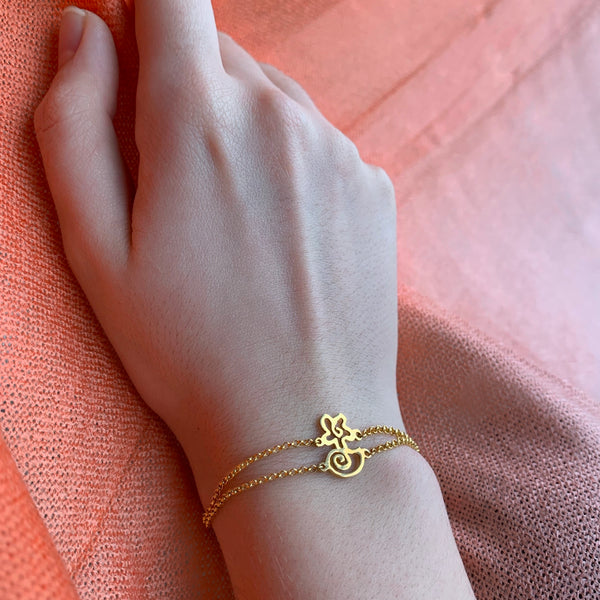 Pulsera MINI SNAIL-Oro