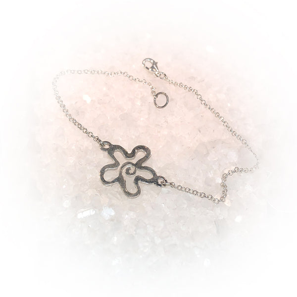 Pulsera FLOR-Plata