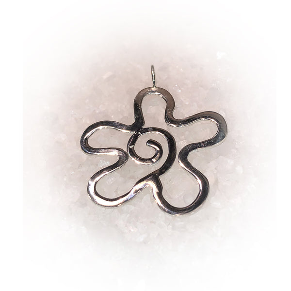 Collar BIG FLOR-Plata
