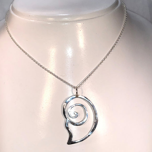 Collar BIG SNAIL-Plata