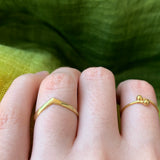 Anillo DUE BOLE-Oro