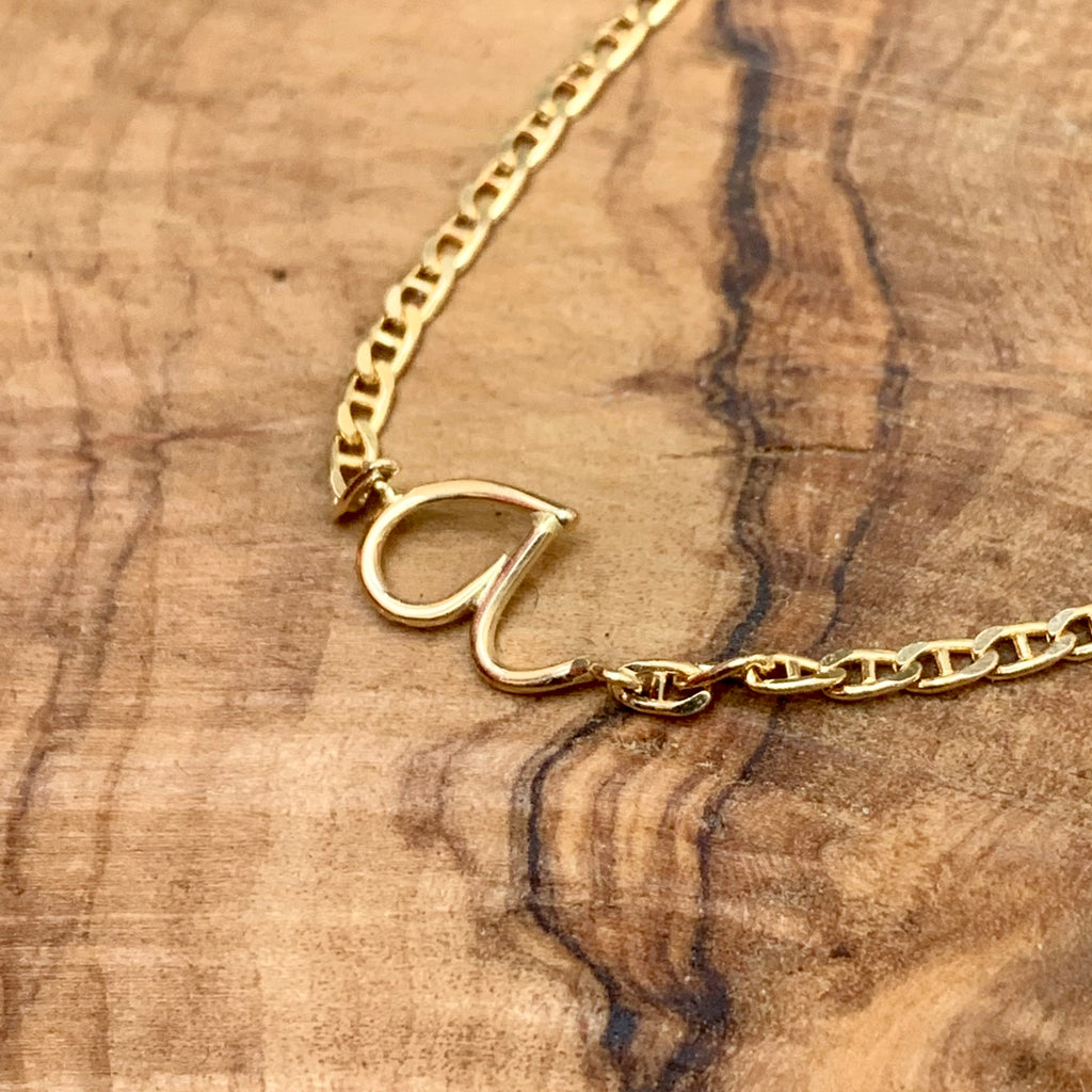 Pulsera LETRA MINUSCULA-Oro