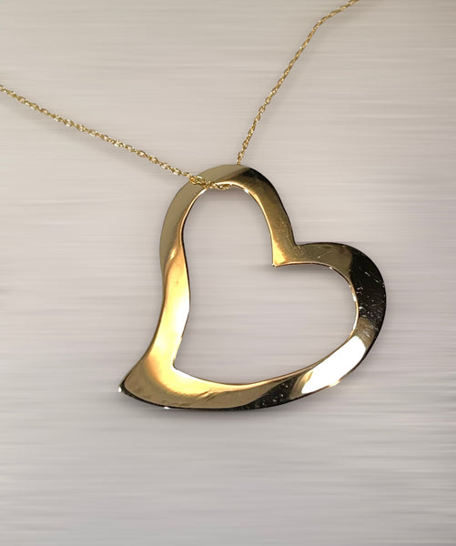 COLGANTE CORAZÓN ORO -297