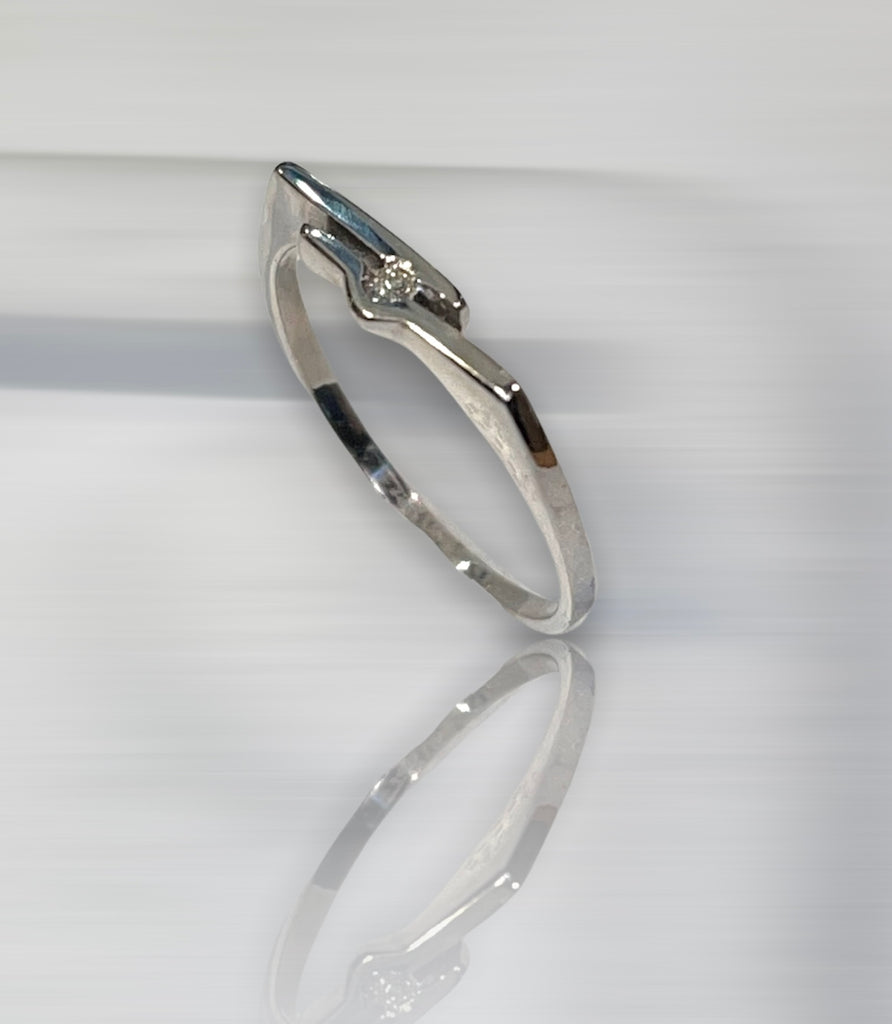Solitario Doble ORO DIAMANTE