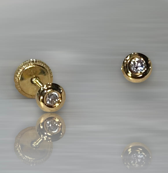 Pendientes Nacimiento Donut ORO