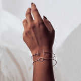 Pulsera PARALLEL-ARO-Plata